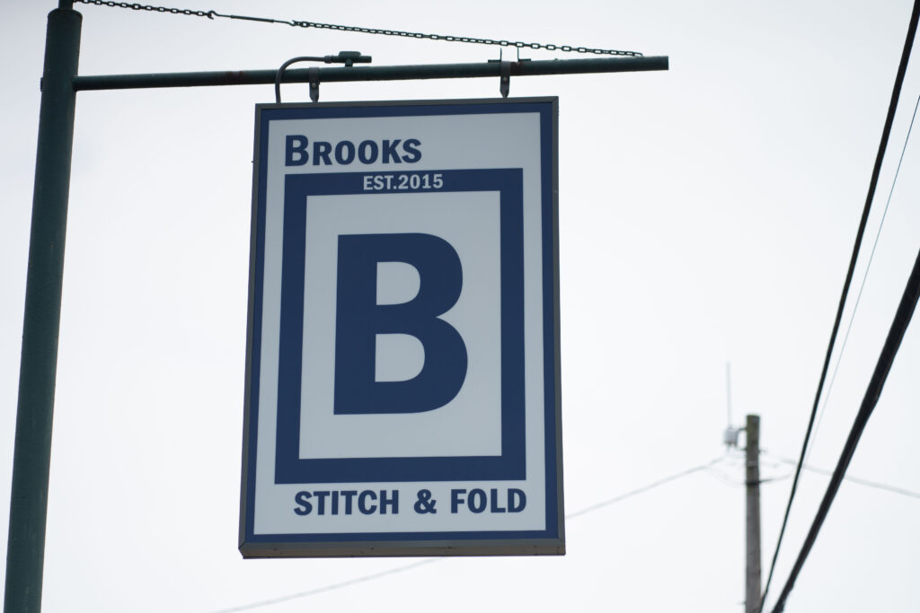 Brooks Stitch & Fold - Exterior Sign